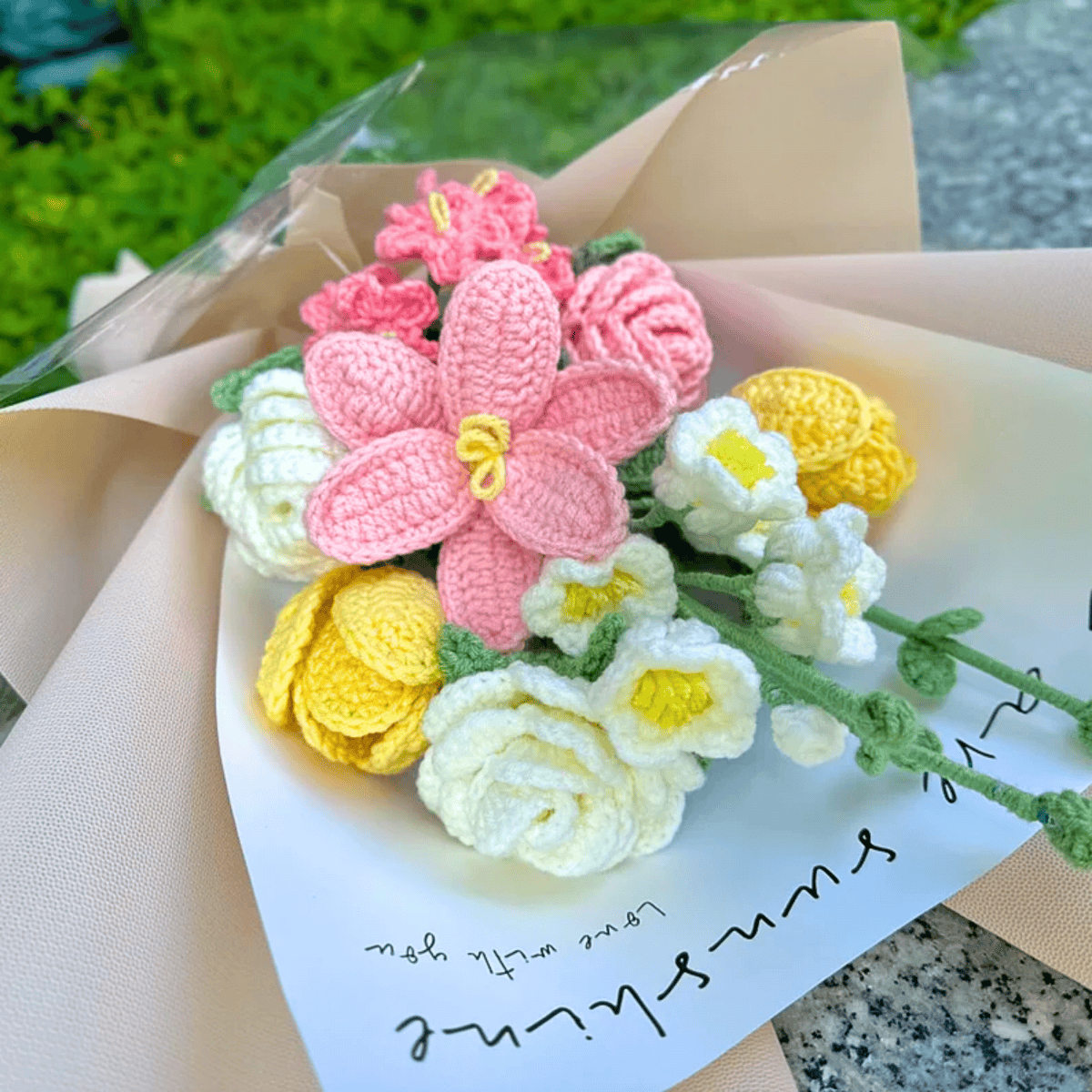 Flower Bouquet Crochet Pattern, Crochet Flower Bouquet Pattern, Crochet Flower Pattern, Wedding Flower - Image 5