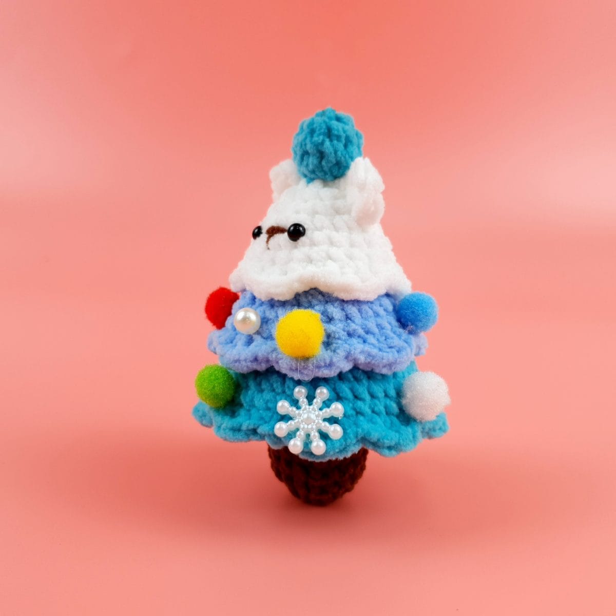 Tree Bear Christmas Crochet Pattern – Cute No-Sew Pine Tree & Bear Design, Easy DIY Holiday Crochet for Festive Decor Gifts - Image 9