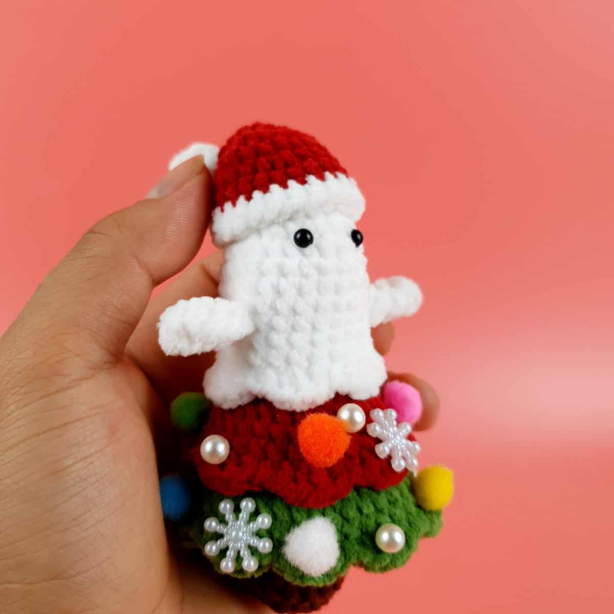 Christmas Ghost Tree Crochet Pattern – Adorable No-Sew Christmas Tree Design, Easy DIY Pine Tree Crochet for Holiday Decor & Gifts - Image 2