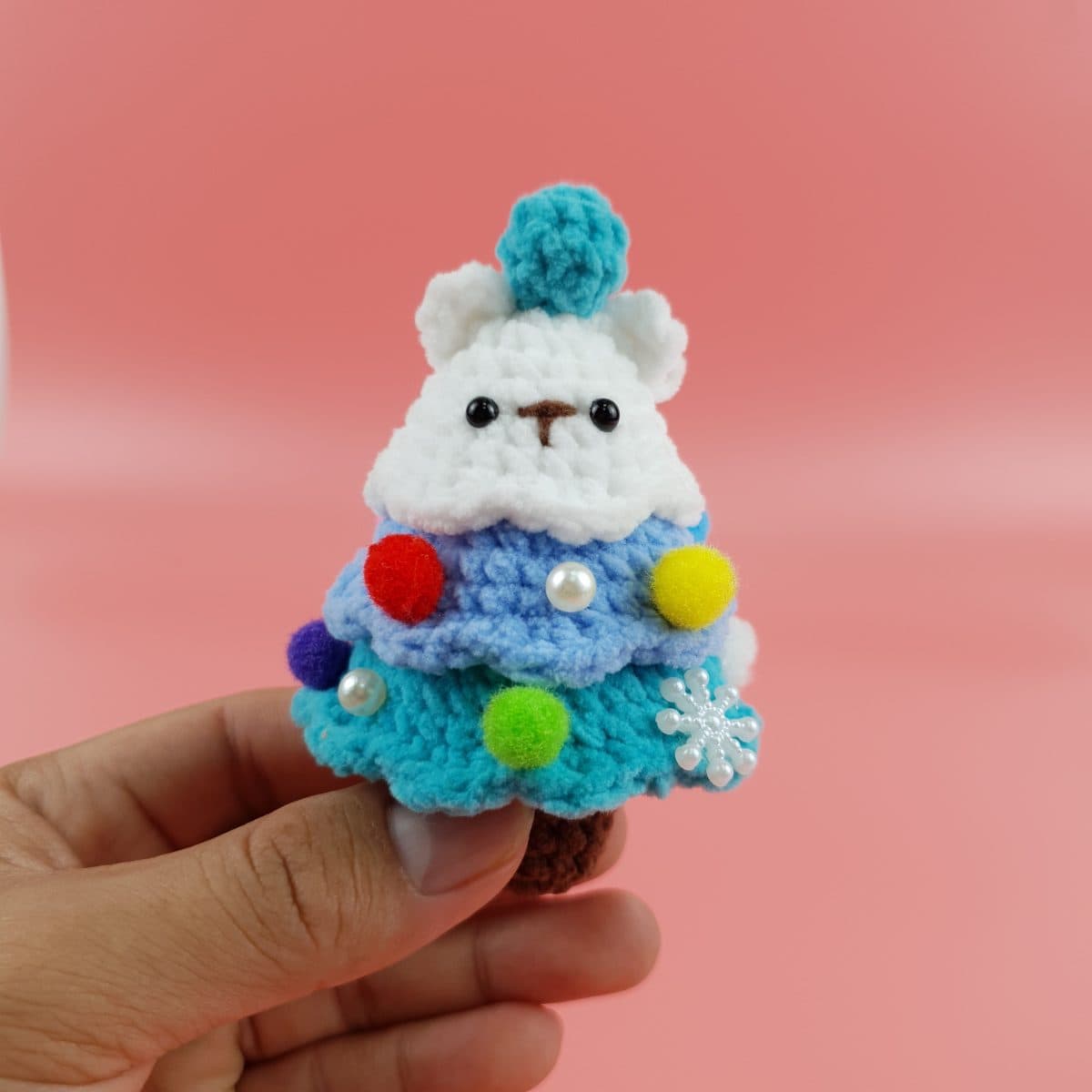 Tree Bear Christmas Crochet Pattern – Cute No-Sew Pine Tree & Bear Design, Easy DIY Holiday Crochet for Festive Decor Gifts - Image 2