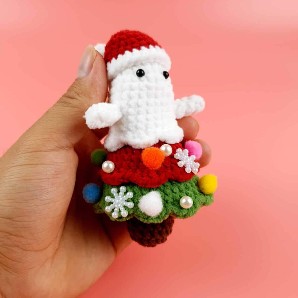 Christmas Ghost Tree Crochet Pattern – Adorable No-Sew Christmas Tree Design, Easy DIY Pine Tree Crochet for Holiday Decor & Gifts - Image 3