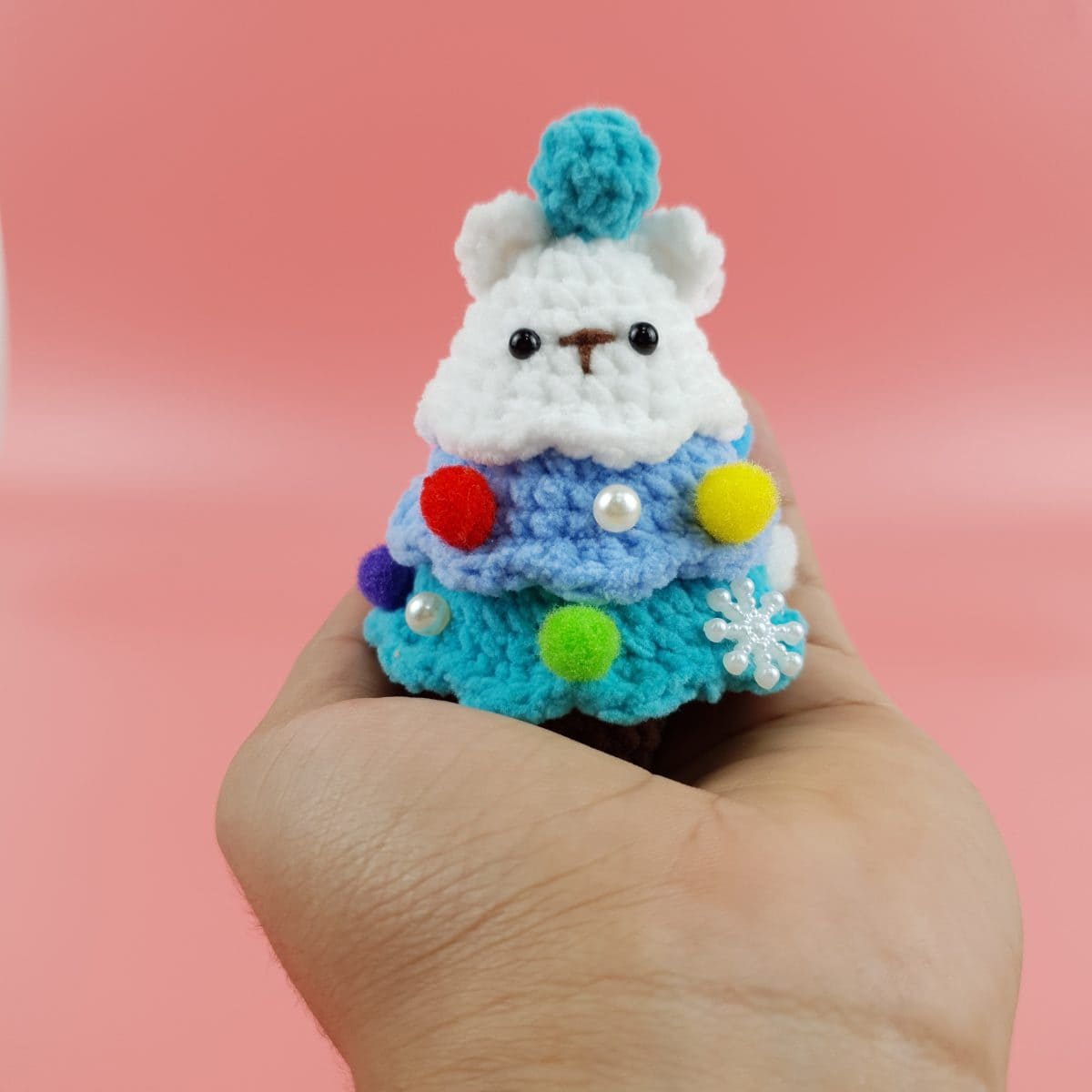 Tree Bear Christmas Crochet Pattern – Cute No-Sew Pine Tree & Bear Design, Easy DIY Holiday Crochet for Festive Decor Gifts - Image 4
