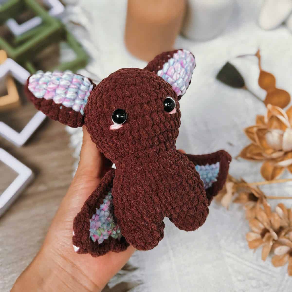 Bat Crochet Pattern, Bat Amigurumi Pattern, No Sew Crochet, Plush Pattern, Amigurumi Crochet, PDF crochet pattern - Image 2