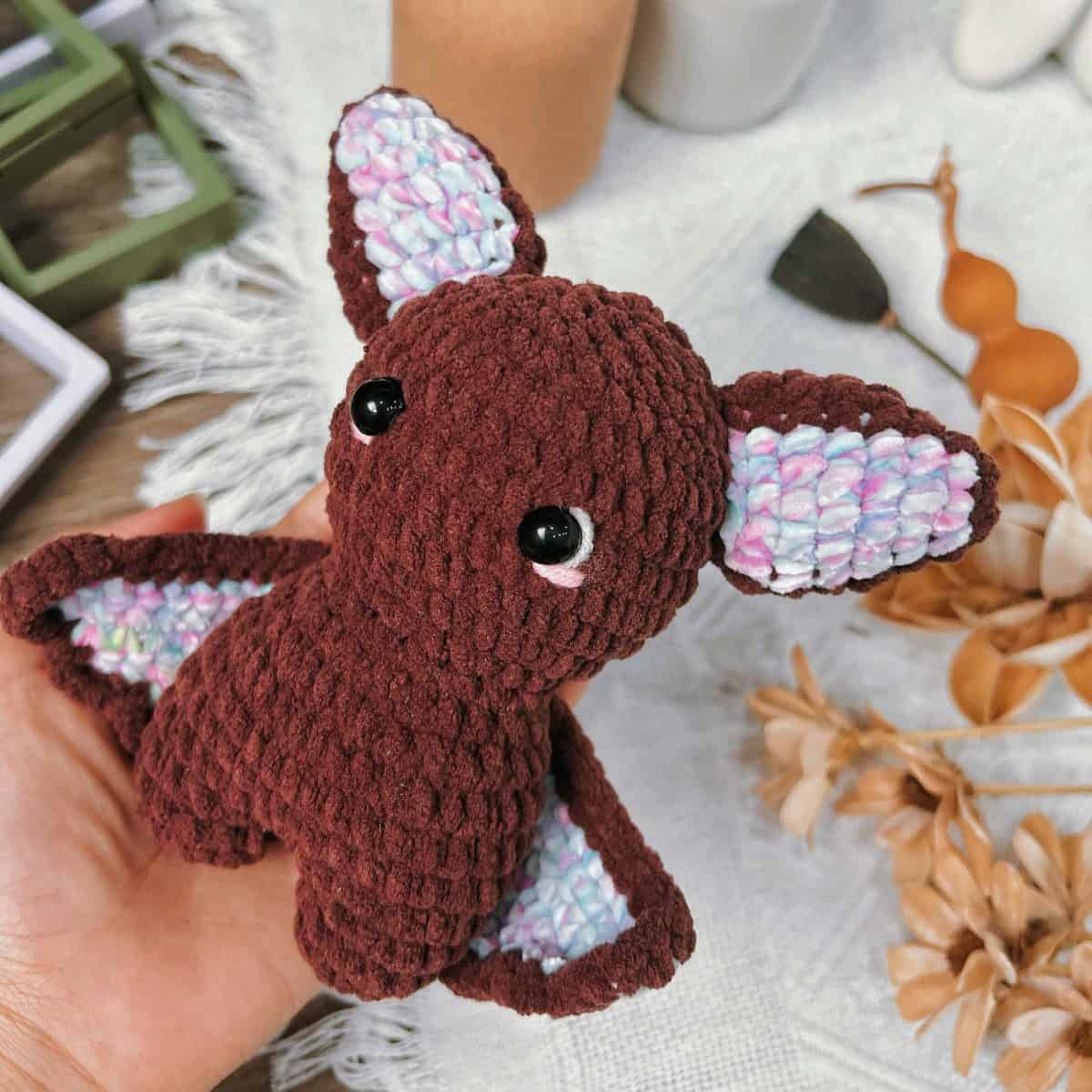 Bat Crochet Pattern, Bat Amigurumi Pattern, No Sew Crochet, Plush Pattern, Amigurumi Crochet, PDF crochet pattern - Image 3