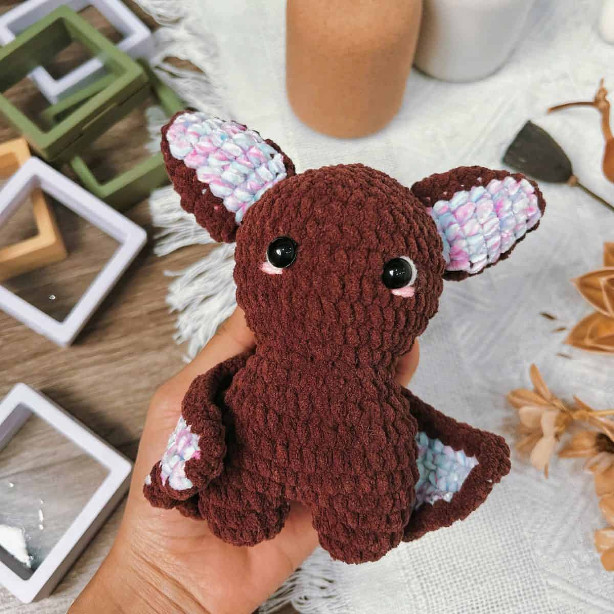 Bat Crochet Pattern, Bat Amigurumi Pattern, No Sew Crochet, Plush Pattern, Amigurumi Crochet, PDF crochet pattern