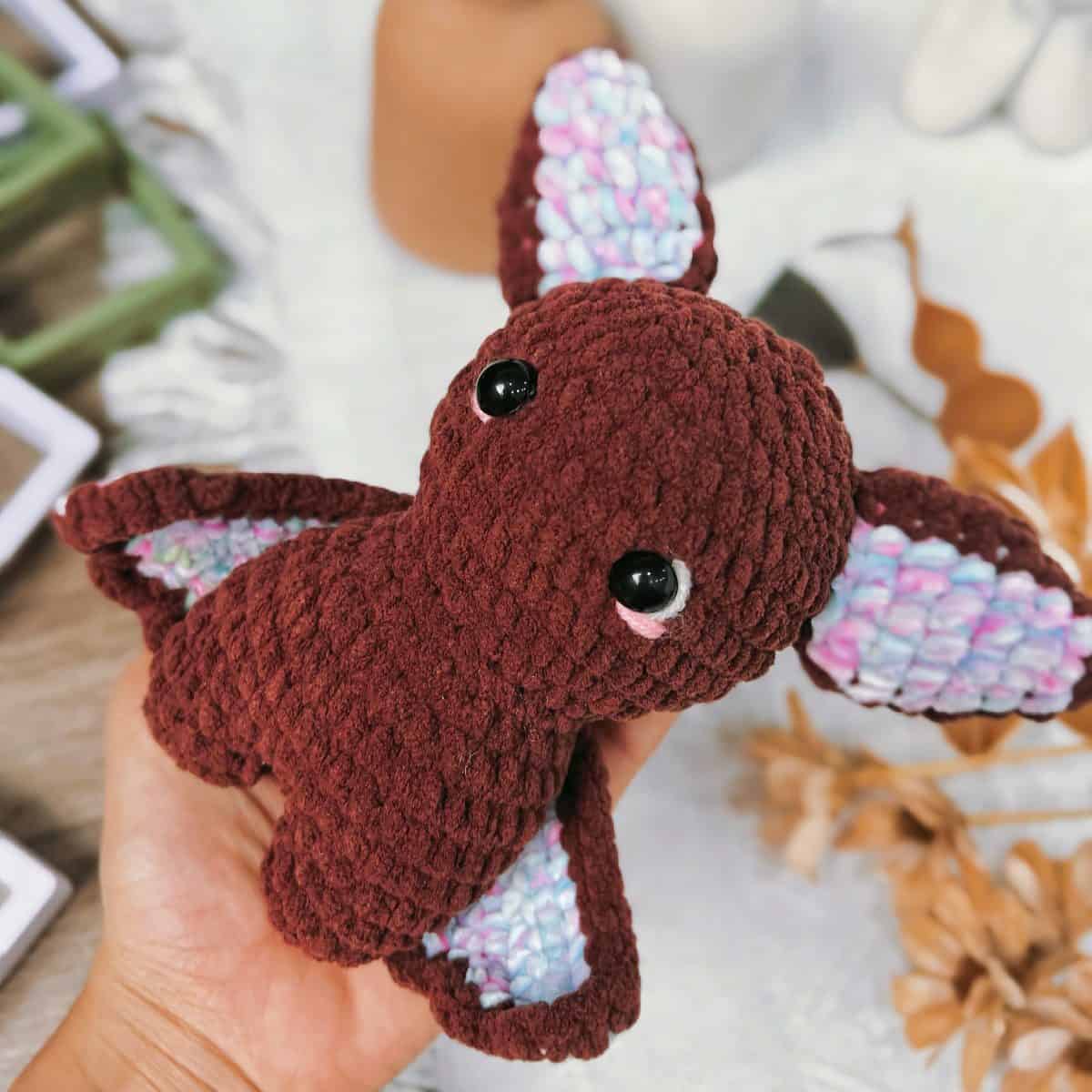Bat Crochet Pattern, Bat Amigurumi Pattern, No Sew Crochet, Plush Pattern, Amigurumi Crochet, PDF crochet pattern - Image 6