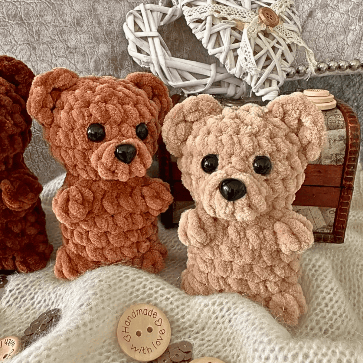 CROCHET PATTERN "Little Bear". English PDF pattern. Amigurumi toy. Plushies. Stuffed animals. No sew - Image 3