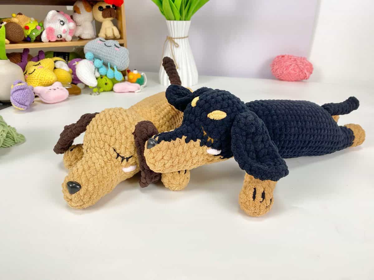 Dachshund Dog Crochet Pattern Bundle 2 in1 – PDF Set - Image 4