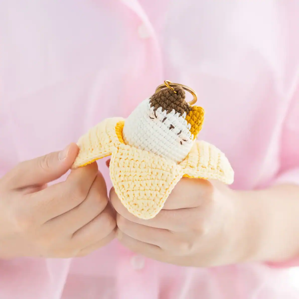 Crooked Head Banana Cat – Amigurumi Plush | Crochet Pattern or Finished Doll - Image 2