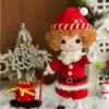 Festive Christmas Crochet Doll Set 5