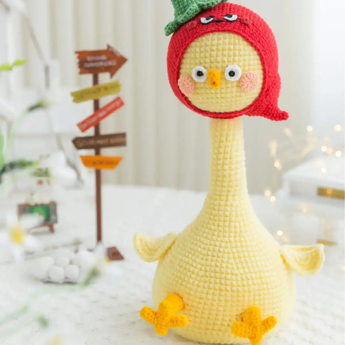 Fun Twister Singing Goose Crochet Pattern – Dancing Amigurumi PDF Tutorial | Electronic Toy Project (31cm) - Image 4