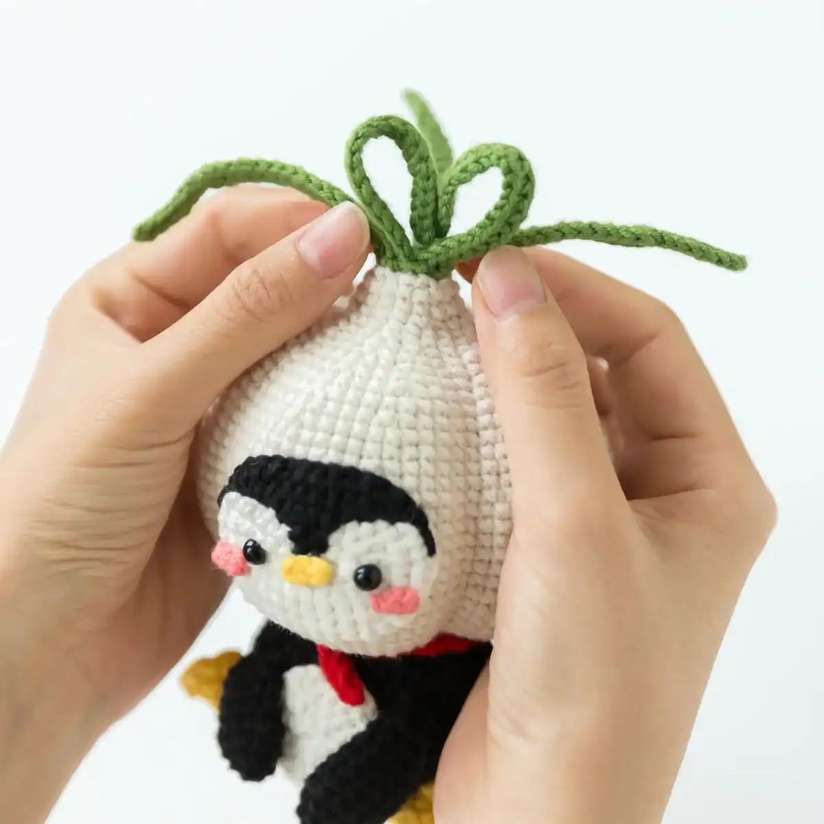Garlic Puns Crochet Dolls – Finished Plush or PDF Pattern Set | Cute Internet Slang-Inspired Amigurumi (12cm) - Image 5