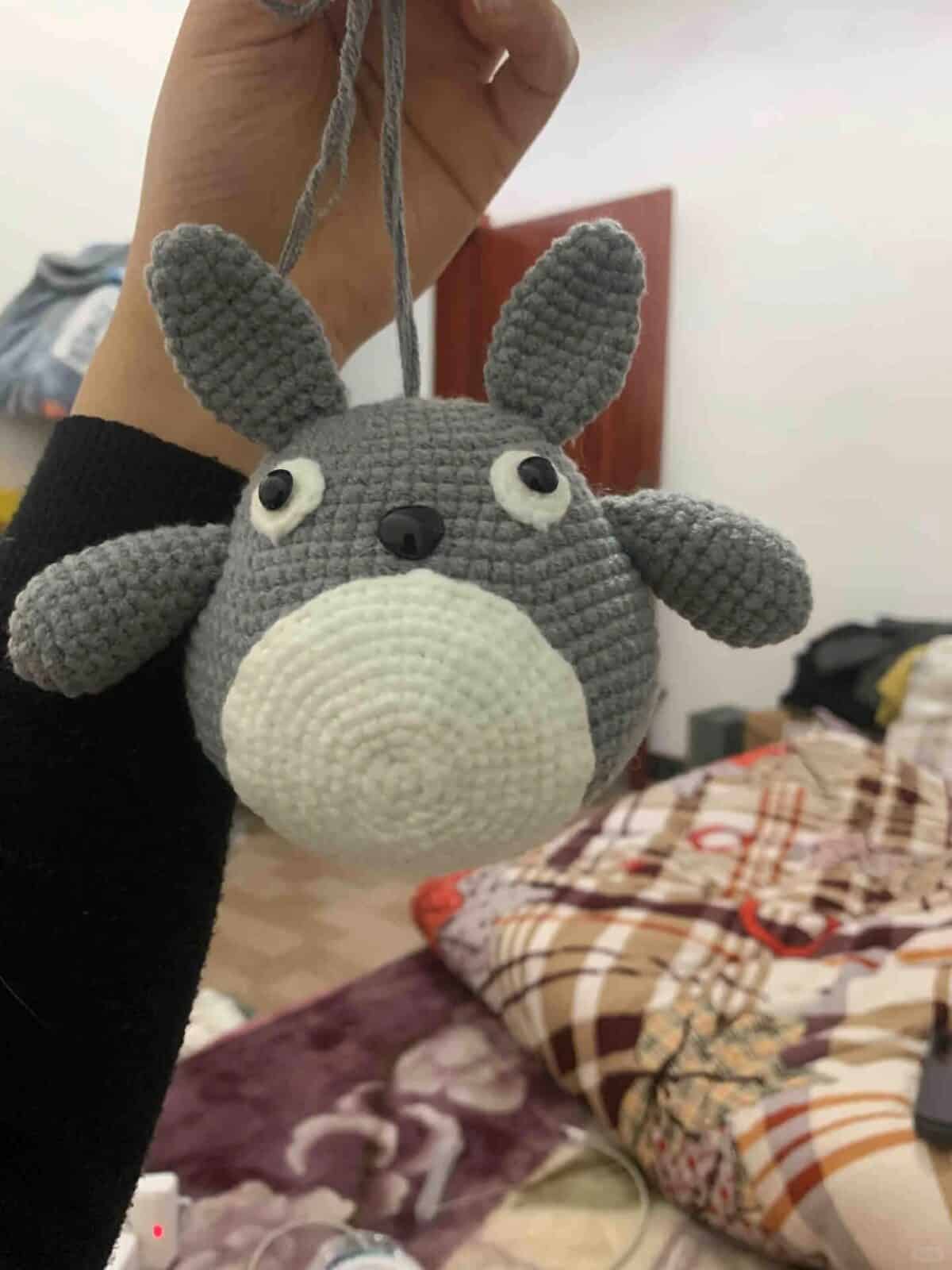 Handcrafted My Neighbor Totoro Crochet Toy - Finished Product or PDF Pattern (US) - Image 3