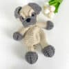 Handmade Pug Dog Crochet Pillow 3