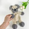 Handmade Pug Dog Crochet Pillow 8